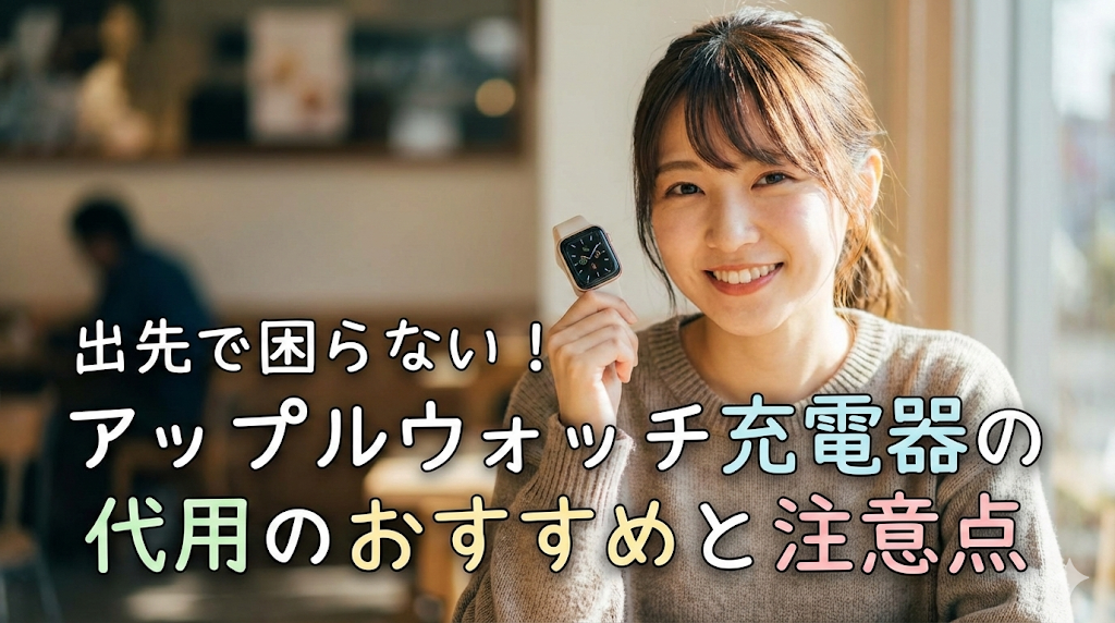 出先で困らない！アップルウォッチ充電器の代用のおすすめと注意点